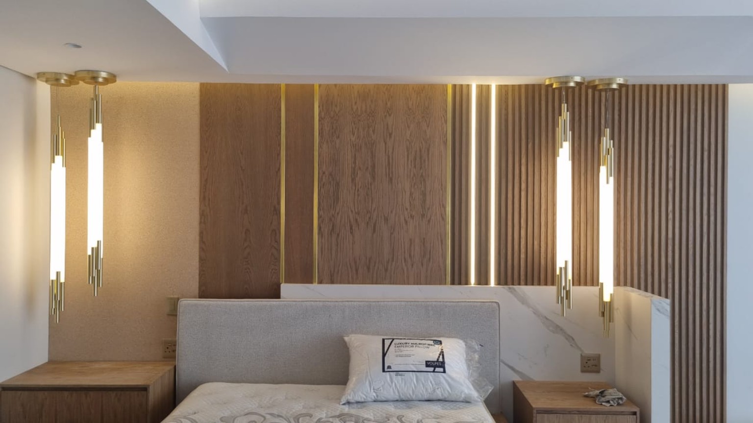 FAFU feature bedroom lighting