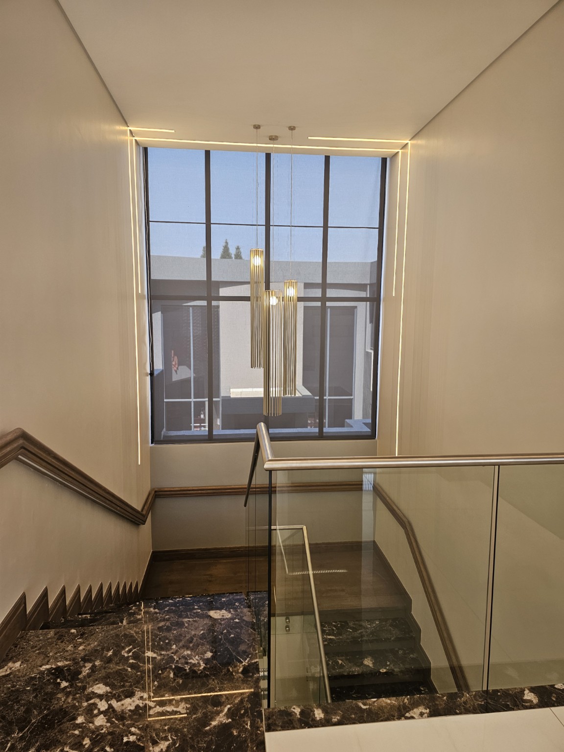 FAFU statement stairwell lighting