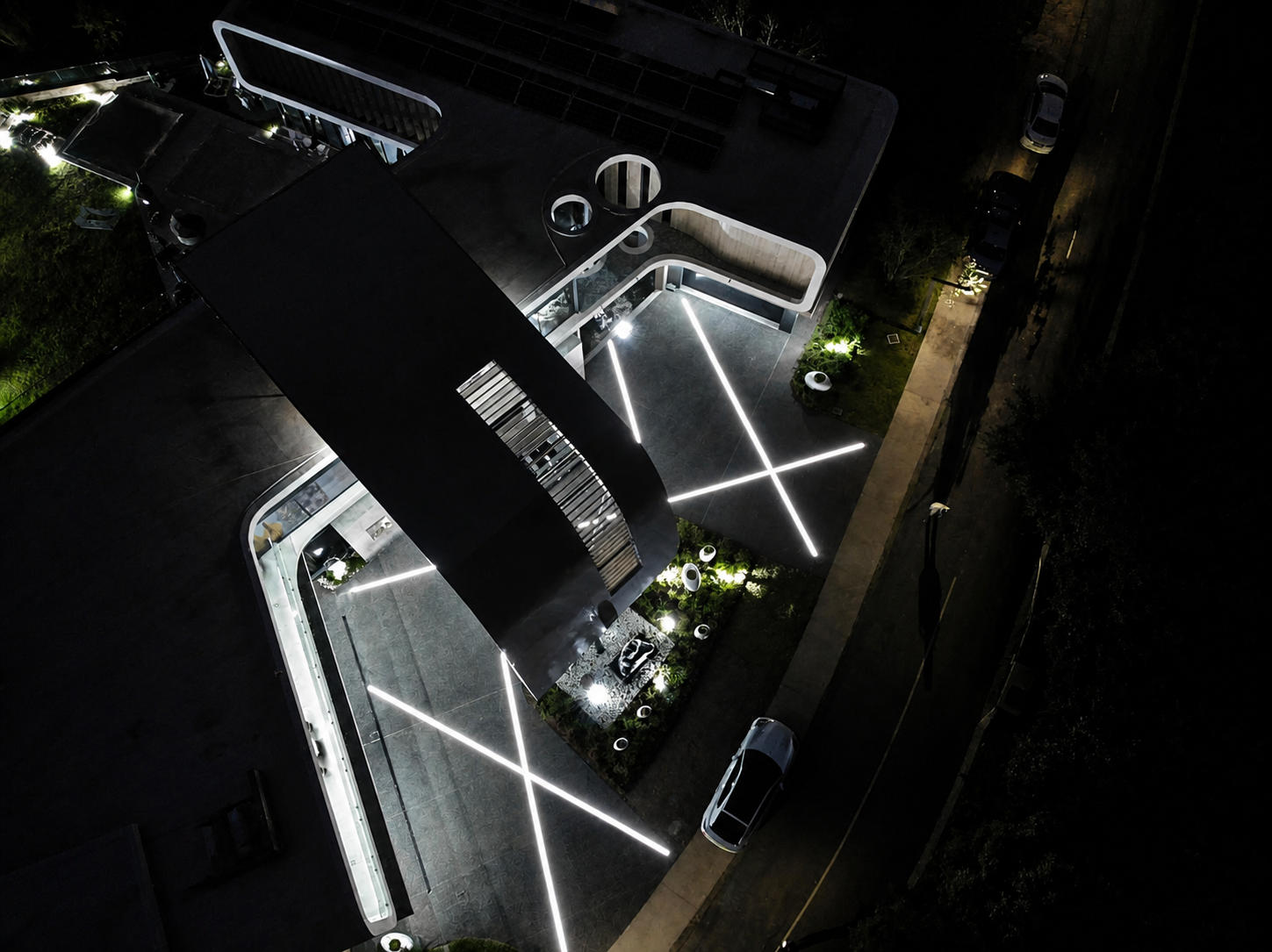 FAFU illuminated entrance design
