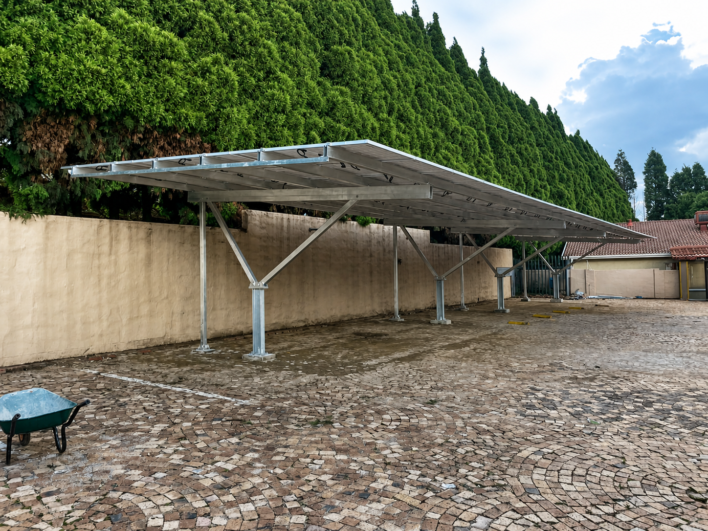 FAFU solar carport structure
