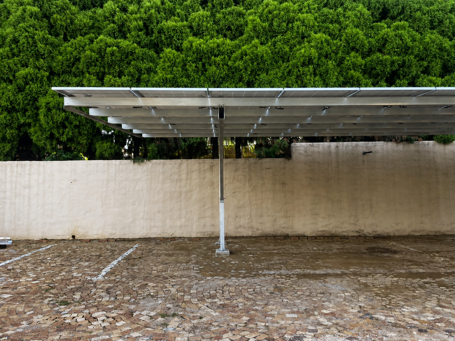FAFU solar carport panel structure